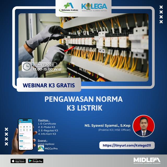 Pengawasan Norma K3 Listrik Batch 1