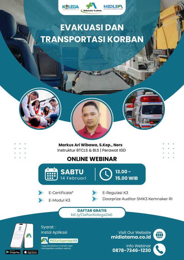 Evakuasi dan Transportasi Korban Batch 1