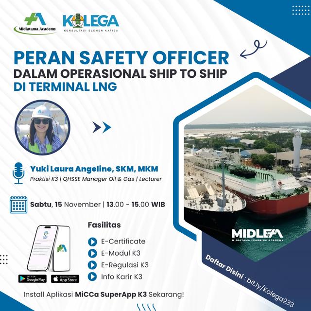 Peran Safety Officer dalam Operasional Ship to Ship di Terminal LNG Batch 1